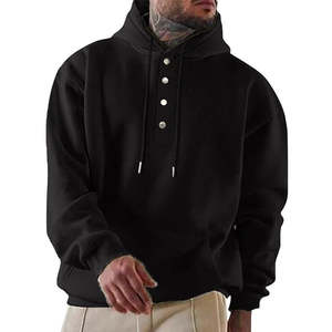 เสื้อฮู้ดสวมหัวผ้าฝ้าย100% สำหรับผู้ชายทนทานสำหรับใช้ในชีวิตประจำวันทันสมัยใส่ได้พอดีกับสไตล์วินเทจ - Product Image 4