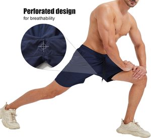 Shorts de sport pour homme personnalisés, couleur unie, style décontracté, été, anti-transpiration, avec poche, 100% polyester, logo, écologiques - Product Image 4