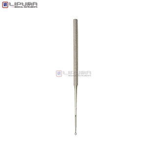 Curette d'oreille Buck, tranchante, 14,5 cm, instrument chirurgical ORL de précision pour les procédures d'otothérapie, instruments médicaux en acier inoxydable - Product Image 3