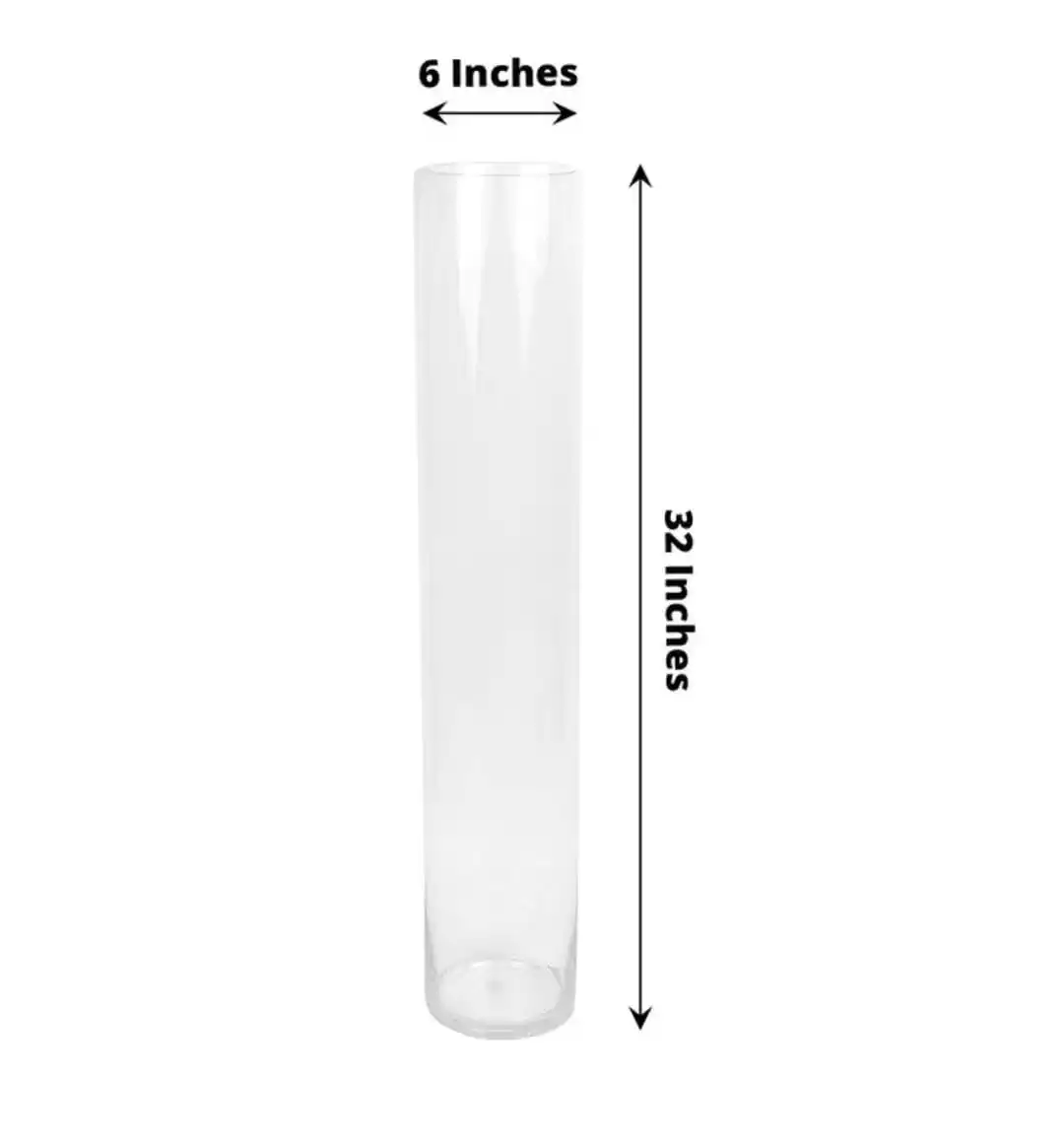 Heldere Hoge Cilinder Glazen Decor Vaas Voor Huis/Decor Kristallen Vazen Voor Bloemenvaas Set 3/Dunne Glazen Vazen Als Middelpunt Rond