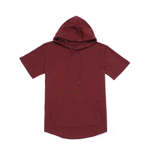 Premium Men's XS Casual <b>Short</b> <b>Sleeve</b> <b>Hoodie</b> Sweatpants Breathable Zipper Design Sublimated Pattern Made Polyester/Cotton Summer - Product Image 2