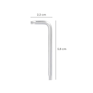 Chiave Torx Inviolabile Standard in Acciaio Cromo Vanadio Professionale T20 - Product Image 2