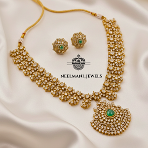 Ensemble Mala en Moissanite Mango avec Boucles d'Oreilles, Collection de Colliers Élégants - Product Image 2