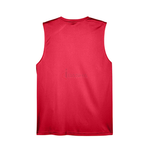 Custom <b>Men</b> <b>Cropped</b> Tank <b>Top</b> 220GSM Cotton Subtle Acid Wash Sleeveless Raw Hem Casual Gym Fitness Wear Manufacturer - Product Image 5