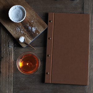 Premium Restaurant Menu Book Custom Embossed Logo PU <b>Leather</b> <b>A4</b> Hotel Bill <b>Folder</b> - Product Image 3