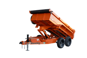 Semirremolque Portacoches 7x14 7x16 Eje Tándem Hidráulico Volquete/Remolque para Autos/Remolque Basculante Aleación de Aluminio 25001-30000kg - Product Image 5