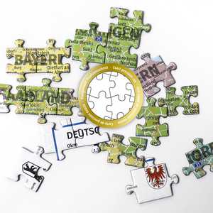 Rompecabezas Personalizado del Mapa de Alemania para Niños, 1000 Piezas, 48 x 68 cm, Juguete Educativo Mini, Material de Papel con Función Magnética, Impresión Gratuita - Product Image 4