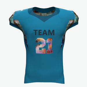Personalizado EE. UU. Mejor Calidad Diseño Personalizado OEM Cómodo Americano Digital Sublimación Fútbol Jersey - Product Image 1