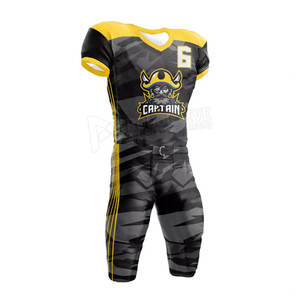 2022 uniformes de fútbol americano personalizados nuevo diseño transpirable de talla grande y conjuntos juveniles ropa cómoda - Product Image 5