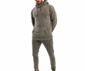 Survêtement élégant délavé à l'acide pour hommes, très vendu, respirant et confortable, survêtement délavé à l'acide de haute qualité entièrement personnalisé - Product Image 1