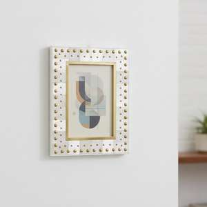 Cadre photo en os incrusté, fait main, écologique et luxueux |   Articles de décoration intérieure et hôtelière de haute qualité en stock - Product Image 5