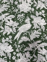 Tendance 100% coton tissu fusil vert bloc-imprimé pour l'extérieur pour la cour rideaux oreillers housse de couette chemises sacs pour filles
