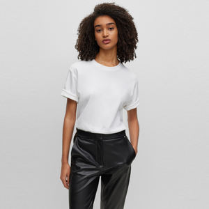 Camiseta de Algodón de 210g para Hombre, Ecológica, Resistente, con Serigrafía Personalizada, para Bordado y Diseño Reciclado - Product Image 4