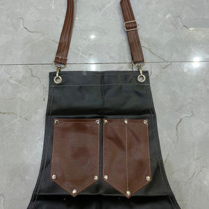 ผ้ากันเปื้อนหนังกันน้ำเคลือบป้องกันผมสไตลิสป้องกันการฟอกผ้ากันเปื้อนช่างตัดผมสำหรับผู้ชาย/ผู้หญิงกระเป๋าอุปกรณ์เสริมเครื่องสำอางค์ - Product Image 5