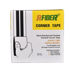 Offre Spéciale RUIFIBER Bandes d'angle flexibles en acier galvanisé pour plaques <span class=keywords><strong>de</strong></span> plâtre et bandes d'aluminium, écologiques, garantie 3 ans, 50 mm - Product Image 1