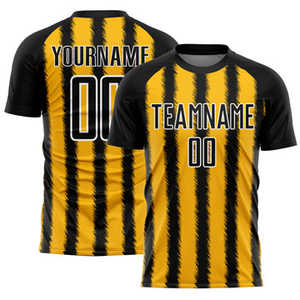 Camiseta de fútbol personalizada de secado rápido transpirable, uniformes de fútbol Unisex para adultos con nombres de jugadores, números, venta al por mayor, deportes de sublimación - Product Image 1