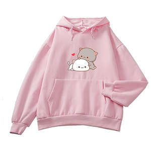 Sweat à capuche unisexe de haute qualité, style streetwear, tissu polaire français brodé et vieilli, 100 % polyester, écologique - Product Image 3