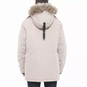 Parka d'hiver épaisse pour homme avec capuche pour homme et femme, imperméable et respirante, coupe-vent, vêtements d'extérieur pour les climats froids et neigeux, devant - Product Image 2