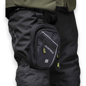 Sac de jambe pour moto ACERBIS X-SIDE 1 litre avec housse imperméable, état d'occasion, sac de réservoir - Product Image 4