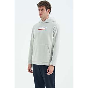 เสื้อสเวตเชิ้ตผู้ชาย Air Jones รุ่น Stone Fleece Pullover - เสื้อโพลีเอสเตอร์อุ่นสบาย คอกลม แขนยาว - รุ่น 88301 - Product Image 5
