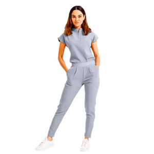 Custom Designed Jogger Doctor <b>Nurses</b> <b>Scrubs</b> Women Hospital Uniform Woven Fabric with Printed Technics OEM - Product Image 6