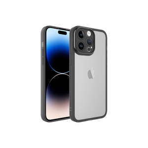 Étui en silicone transparent de luxe pour iPhone 14 Pro Max, coque arrière en silicone souple, nouvelle protection antichoc pour l'appareil photo, styles-INS - Product Image 1