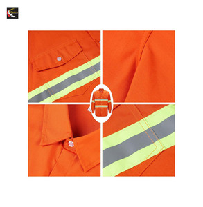Uniforme de trabajo de manga larga para hombre, ropa de seguridad reflectante para construcción industrial al aire libre - Product Image 4