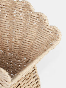 Cesta de algas marinas hecha a mano de nuevo diseño con borde festoneado para almacenamiento en el hogar y organizador decorativo de Vietnam - Product Image 2