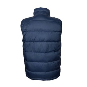 Logo personnalisé vers le bas rembourré col montant léger gilet bouffant pour hommes gilet bouffant hommes P,uffer gilet gilet réversible - Product Image 6