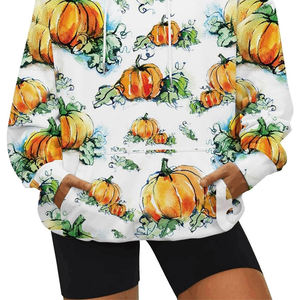 Sudadera con capucha de sublimación OEM de algodón para mujer, técnica sublimada anticontracción de alta calidad con colores y tamaños personalizados - Product Image 2