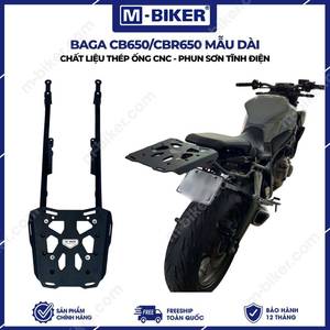 Portaequipajes Trasero Largo M-Biker CB650 para Motocicletas, Aumenta el Espacio de Almacenamiento - Product Image 1