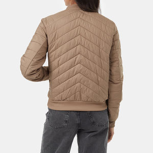 Vente chaude nouveau blouson aviateur élégant à manches longues pour femmes décontracté taille adulte doublure en nylon coton matériau de remplissage à vendre - Product Image 6