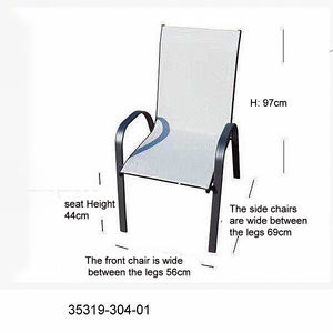 เก้าอี้หวายพลาสติกพีวีซีกลางแจ้ง - Product Image 3
