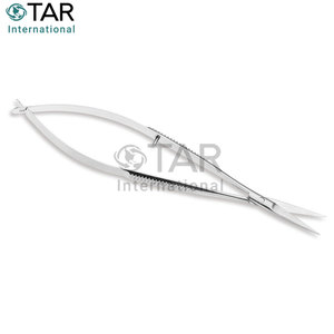 Castroviejo ล็อคเข็มสแตนเลสแบบโค้งอุปกรณ์ทางการแพทย์ที่มีความแม่นยำนำกลับมาใช้ใหม่ได้ - Product Image 4