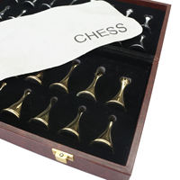 Coffret d'échecs de luxe en bois artisanal, écologique, durable et respirant, avec emballage personnalisable, classique, pour enfants