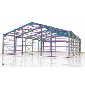Warehouse structures low cost steel structure commercial metal building systems