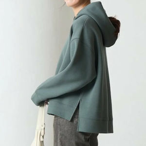 Sudadera con Capucha de Alta Calidad Personalizada, Moderna, OEM, con Hombros Caídos, para Mujer, 100% Algodón, Talla Grande, Transpirable, para Mujer, 2026 - Product Image 2