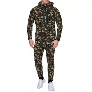 ชุดวอร์มผู้ชายสำหรับฤดูหนาว ขายส่ง ชุดออกกำลังกายแบบมีซิป ทรงปกติ พิมพ์ลายดิจิทัล ปักลาย คุณภาพสูง - Product Image 3