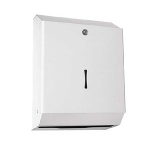 Distributeur de papier essuie-tout en acier inoxydable blanc B2B - Product Image 1