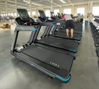 Tapis roulant commercial BN avec écran LED rotatif, moteur AC robuste, absorption des chocs et large plateau de course – Équipement de gym