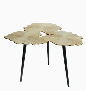 Table d'exposition moderne en métal avec pieds sur trépied Table d'appoint portable pour la décoration du salon Meubles de maison à prix - Product Image 1