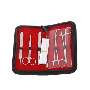 Kit de chirurgie mineure manuel réutilisable pour étudiants en médecine, instruments chirurgicaux argentés, meilleur fournisseur en gros DARLEYS SURGICAL CO CE - Product Image 4