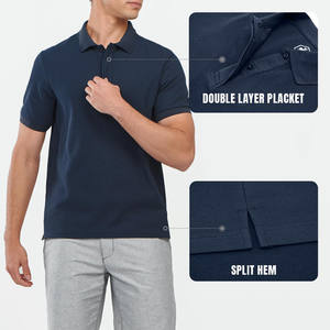 Chemises polo pour hommes de haute qualité, décontractées, pour le travail, les occasions sociales, manches courtes, tendance, col montant, nouvelles pour l'été - Product Image 6
