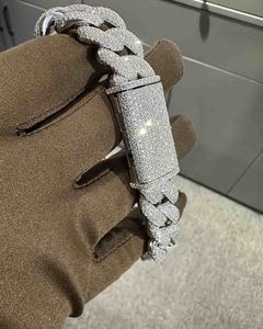 VVS Moissanite <b>Beaded</b> <b>Bracelet</b> 24MM 8 Inches Romantic Style - Product Image 4