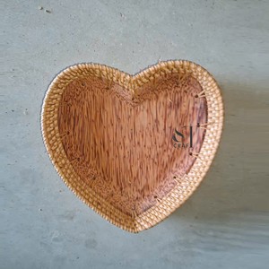 Prix bas, écologique, personnalisé, bol de service en bois de coco et rotin mélangé, style moderne, articles de cuisine, vaisselle, vente en gros - Product Image 2