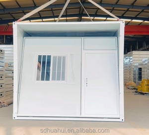 <span class=keywords><strong>Casa</strong></span> Contenedor Plegable de Dos Pisos de Acero de 20 pies HUAHUI, Oficina Prefabricada, <span class=keywords><strong>Casa</strong></span> Móvil Modular de Diseño Moderno, 2 Años - Product Image 1