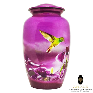 Cremation Urns Aluminum <b>Memorial</b> Urns <b>Keepsake</b> (3 cu in) & Adult Size (220 cu in) Leakproof Engravable Home <b>Memorial</b> Display - Product Image 4