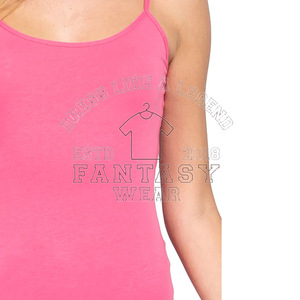 FANTASY WEAR OEM High Quality Women Quick Dry Athletic Tank Top Gym Training Sleeveless Shirt CE Certified - Product Image 2