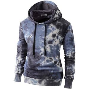 Sweat à capuche Tie-dye sur mesure pour hommes Impression personnalisée de haute qualité 100% Design premium en coton-polaire. - Product Image 2