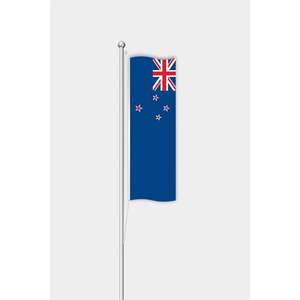 Drapeau vertical d'extérieur de Nouvelle-Zélande imprimé numériquement avec mât en aluminium - Product Image 1